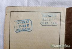 Passaporto tedesco d'epoca nazista cosiddetto “REISEPASS” di 1’ tipo (GERMANIA WW2)