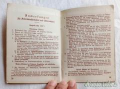 Libretto di lavoro tedesco d'epoca nazista cosiddetto “ARBEITSBUCH