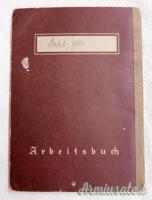 Libretto di lavoro tedesco d'epoca nazista cosiddetto “ARBEITSBUCH