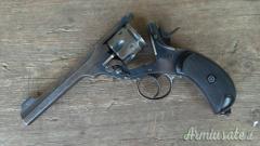 Webley MKV 455 Revolver Ex Ordinanza Pilota WW1 Caduto Pistola Collezione Militare Militaria