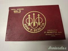 Pistola marca Beretta mod. 76, cal. 22 Long Rifle