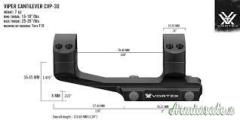 VORTEX Pro 30mm Cantilever Mount
