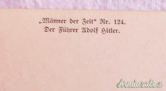 Cartolina d’epoca nazista con il “FÜHRER” Adolf Hitler ed al verso bollo con annullo postale 1942