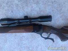 Carabina Ruger Number 1 blocco cadente cal 300 win con ottica Swarovski 6x42 ottime condizioni