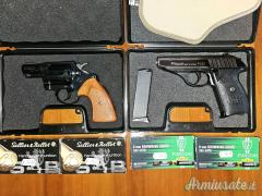 Sig Sauer P232 e revolver Colt Detecive più munizioni e accessori