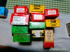 Cedo varie palle da caccia e tiro cal 270 mm ( 277 