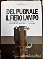 Tagliacarte d'epoca fascista seconda metà degli anni '30 a forma di fascio littorio in alluminio