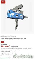 AR-15 SABER scatto grilletto drop-in a singola fase