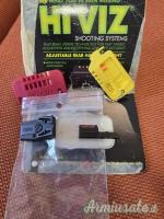 HiViz Tacca di mira regolabile e mirino f.o. Ruger MKIV