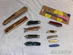 Lotto vario di coltelli chiudibili
