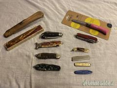 Lotto vario di coltelli chiudibili