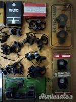 Lotto 23 coppie anelli per fucile / carabina - prezzo svendita