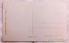 Cartolina fotografica epoca fascista che ritrae il DUCE Benito Mussolini smorfie durante discorsi