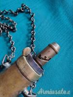 Antica fiaschetta portapolvere 1800