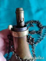 Antica fiaschetta portapolvere 1800