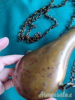 Antica fiaschetta portapolvere 1800