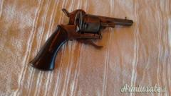 PISTOLA RIVOLTELLA CON PERCUSSORE A SPILLO ARMA ANTICA ANTECEDENTE AL 1890