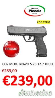 PISTOLA CO2 MOD. BRAVO 5.28 12.7 JOULE offerta 239,00€