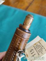 Antica GRANDE fiaschetta portapolvere 1800