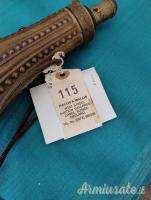 Antica GRANDE fiaschetta portapolvere 1800