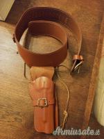 Cinturone con fondina Western