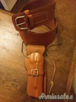 Cinturone con fondina Western