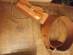 Cinturone con fondina Western