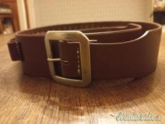 Cinturone in cuoio con portacolpi cal. 38