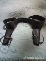 Cinturone far west con 2 fondine