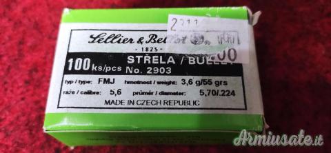 SELLIER BELLOT PALLE .224 55 FMJ # 2903