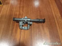 Ottica russa Pso-1 con la sua custodia originale e base, perfettamente funzionante