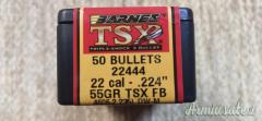 BARNES PALLE TSX .224 GR.53 #22443