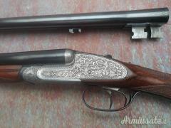 Cal. 16, Doppietta Fratelli Gamba, Modello Saint Vincent Holland Holland, Con due paia di canne.