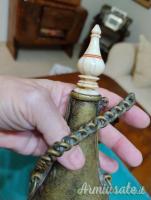 Fiaschetta porta polvere Indiana 1800