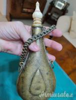 Fiaschetta porta polvere Indiana 1800