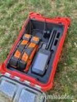 Dispositivo portatile Garmin Alpha 200i usato con 3 unità collare TT25, come nuovo.