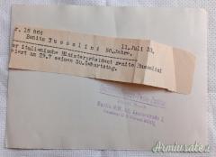 Rara fotografia d’epoca fascista in formato “grande” 50° compleanno del DUCE Benito Mussolini