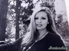 Fotografia in formato “molto grande” che ritrae Maria Mussolini nuora di Benito Mussolini anni '50