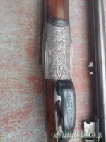 Cal. 16, Doppietta Fratelli Gamba, Modello Saint Vincent Holland Holland, Con due paia di canne.