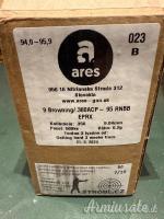 N. 500 palle ARES teflonate 9 mm ogivali 95 grs (9 corto)