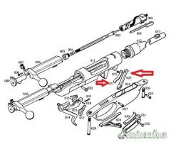 Steyr M 1895 Dente Blocco Lastrina portacolpi