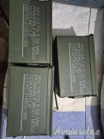 Tre cassette porta munizioni dell'esercito USA