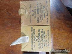 bossoli 6.5 carcano originali nuovi innescati