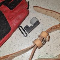 Cinghia completa con hand stop e guanto sinistro per tiro accademico