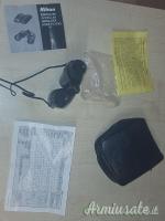 BINOCOLO NERO GIAPPONESE NIKON 9X25 CF MADE IN JAPAN CON CUSTODIA E TRACOLLA
