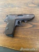 Pistola semiautomatica marca Walther mod.ppk cal 7,65