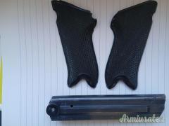 Guancette e caricatore Luger Mauser Black Widow