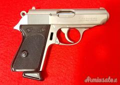 WALTHER PPK INOX CAL. 9 CORTO (380 AUTO)