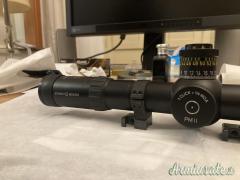 Schmidt & Bender 5–25×56 PM II/2 P4L DT 1/4 MOA