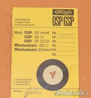 Pistola Walther GSP Cal. 22LR Sportiva